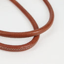 CELINE Macadam Canvas Shoulder Bag PVC Leather Brown Gold Auth bs28465-8