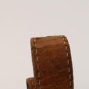 CELINE Macadam Canvas Shoulder Bag PVC Leather Brown Gold Auth bs28466-9