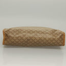 CELINE Macadam Canvas Clutch Bag PVC Beige Gold Auth bs28469-7