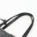 FENDI Toilojour Tote Bag Leather Black Silver Auth bs28474-11