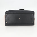 FENDI Toilojour Tote Bag Leather Black Silver Auth bs28474-13