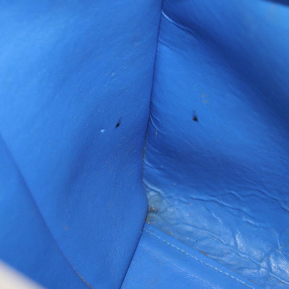 FENDI Toilojour Tote Bag Leather Black Silver Auth bs28474