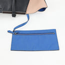 FENDI Toilojour Tote Bag Leather Black Silver Auth bs28474-28