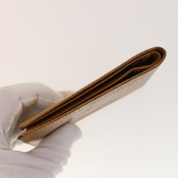 Christian Dior Trotter Canvas Wallet Leather 4Set Pink Navy Brown Auth bs28476