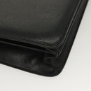 Salvatore Ferragamo Business Bag Leather Black Gold Auth bs28482-10