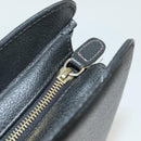 Salvatore Ferragamo Business Bag Leather Black Gold Auth bs28482-14