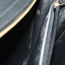 Salvatore Ferragamo Business Bag Leather Black Gold Auth bs28482-17