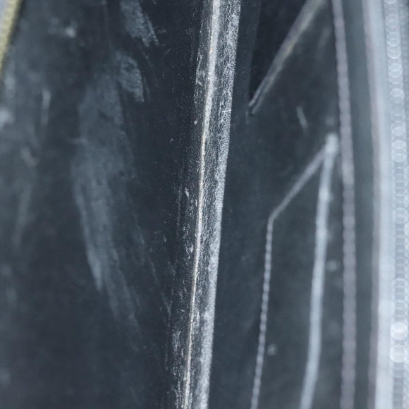 Salvatore Ferragamo Business Bag Leather Black Gold Auth bs28482