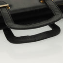 Salvatore Ferragamo Business Bag Leather Black Gold Auth bs28482-7