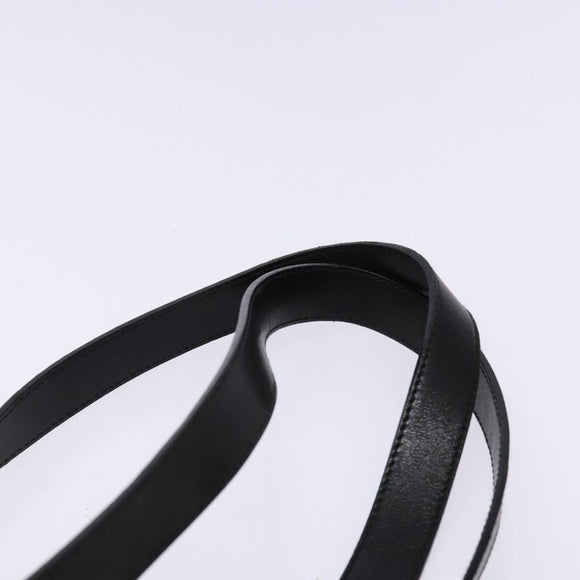 Salvatore Ferragamo Vala Shoulder Bag Leather Black Gold Auth bs28484