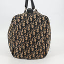 Christian Dior Trotter Canvas Boston Bag Navy Silver Auth bs28488-5