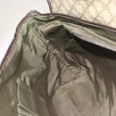 GUCCI GG Supreme Shoulder Bag PVC Beige Silver 223661 Auth bs28491-20