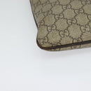GUCCI GG Supreme Shoulder Bag PVC Outlet Beige Silver 257246 Auth bs28492-14