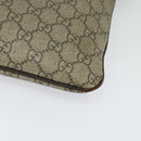 GUCCI GG Supreme Shoulder Bag PVC Outlet Beige Silver 257246 Auth bs28492-15