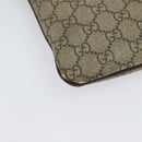 GUCCI GG Supreme Shoulder Bag PVC Outlet Beige Silver 257246 Auth bs28492-16