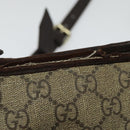GUCCI GG Supreme Shoulder Bag PVC Outlet Beige Silver 257246 Auth bs28492-10
