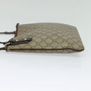 GUCCI GG Supreme Shoulder Bag PVC Outlet Beige Silver 257246 Auth bs28492-3