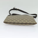 GUCCI GG Supreme Shoulder Bag PVC Outlet Beige Silver 257246 Auth bs28492-5
