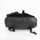 GUCCI Bamboo Backpack Suede Leather Black Gold 003 2058 0016 Auth bs28493-6