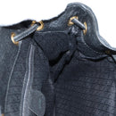 GUCCI Bamboo Backpack Suede Leather Black Gold 003 2058 0016 Auth bs28493-25