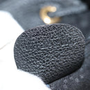 GUCCI Bamboo Backpack Suede Leather Black Gold 003 2058 0016 Auth bs28493-12