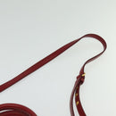 Miu Miu Hand Bag Leather 2way Red Gold Auth bs28494-15