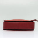 Miu Miu Hand Bag Leather 2way Red Gold Auth bs28494-5