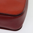 Miu Miu Hand Bag Leather 2way Red Gold Auth bs28494-19