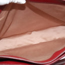 Miu Miu Hand Bag Leather 2way Red Gold Auth bs28494-10