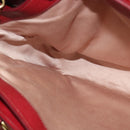 Miu Miu Hand Bag Leather 2way Red Gold Auth bs28494-23