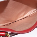 Miu Miu Hand Bag Leather 2way Red Gold Auth bs28494-25