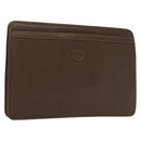 GUCCI Business Bag Leather Beige 015 14 0286 Auth bs28497-1