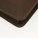 GUCCI Business Bag Leather Beige 015 14 0286 Auth bs28497-16