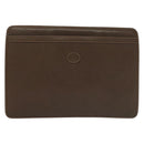 GUCCI Business Bag Leather Beige 015 14 0286 Auth bs28497-13