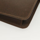 GUCCI Business Bag Leather Beige 015 14 0286 Auth bs28497-14