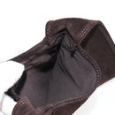 CHANEL Shoulder Bag Suede Brown CC Auth bs28500-17