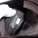 CHANEL Shoulder Bag Suede Brown CC Auth bs28500-20