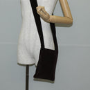 CHANEL Shoulder Bag Suede Brown CC Auth bs28500-22