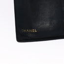 CHANEL Zweifachfaltbörse Kaviarleder Schwarz Gold CC Auth bs28503-18