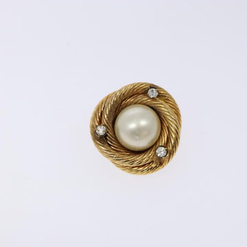 CHANEL Earring Metal Gold CC Auth bs28505 - 0