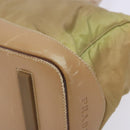 PRADA Hand Bag Nylon Beige Auth bs28510-16