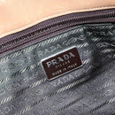 PRADA Hand Bag Nylon Beige Auth bs28510-20