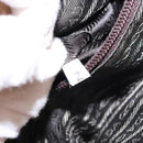 PRADA Hand Bag Nylon Beige Auth bs28510-12