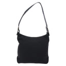 Salvatore Ferragamo Vala Shoulder Bag Canvas Leather Black Silver Auth bs28513-2