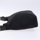 Salvatore Ferragamo Vala Shoulder Bag Canvas Leather Black Silver Auth bs28513-4