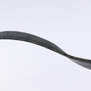 Salvatore Ferragamo Vala Shoulder Bag Canvas Leather Black Silver Auth bs28513-8