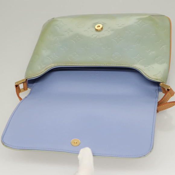 LOUIS VUITTON Monogram Vernis Thompson Street Bag Lavande M91009 LV Auth bs28515