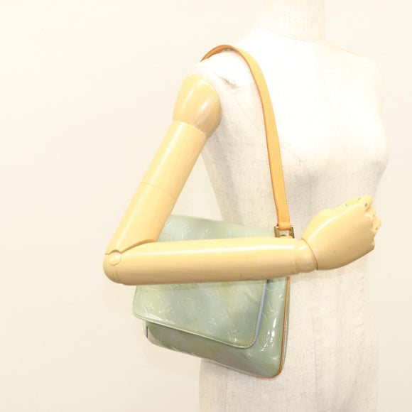 LOUIS VUITTON Monogram Vernis Thompson Street Bag Lavande M91009 LV Auth bs28515