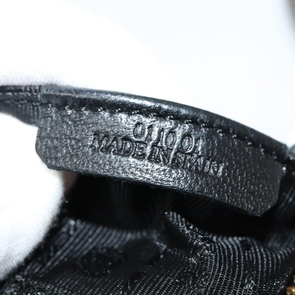 LOEWE Anagram Shoulder Bag Leather Gold Auth bs28517