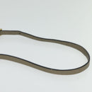 LOEWE Anagram Shoulder Bag Leather Gold Auth bs28517-14